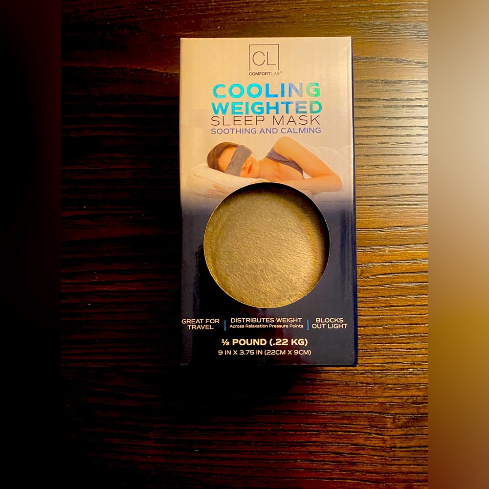 NEW Comfort Lab cooling weighted sleep mask